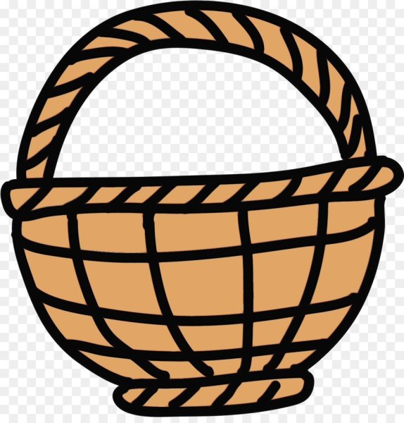 Корзинка рисунок для детей