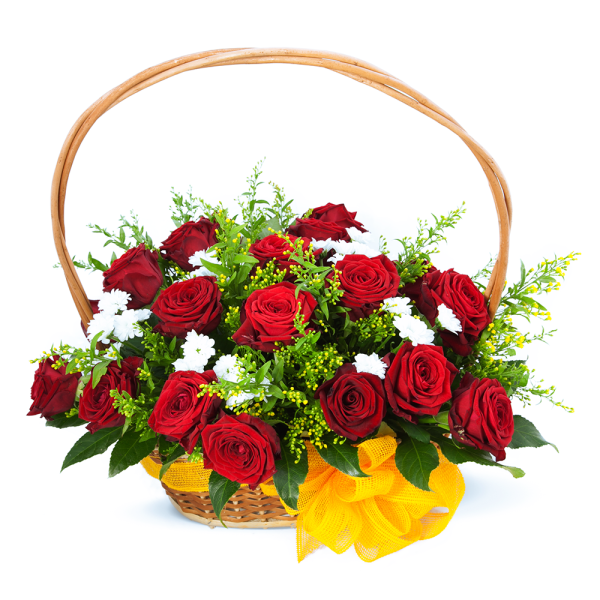 Корзина с цветами