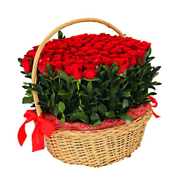 Корзина с цветами