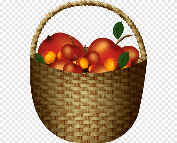 Корзина с фруктами картина для детей