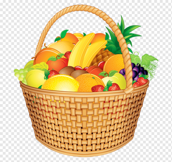 Корзина с фруктами для детей
