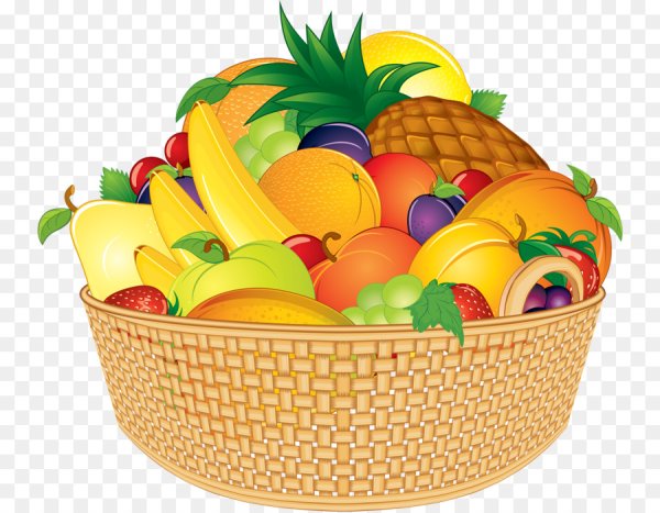 Корзина с фруктами для детей