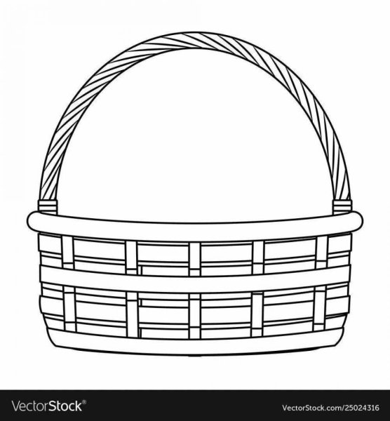 Корзина раскраска