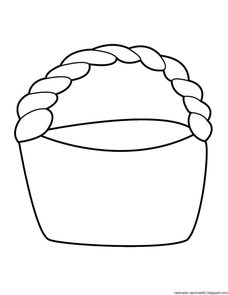 Трафарет корзинки