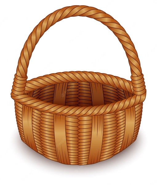 Корзинка рисунок для детей