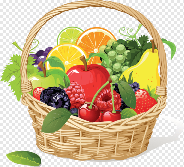Корзина с фруктами для детей