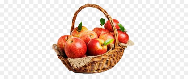 Корзинка с яблоками