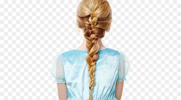 Косичка на белом фоне