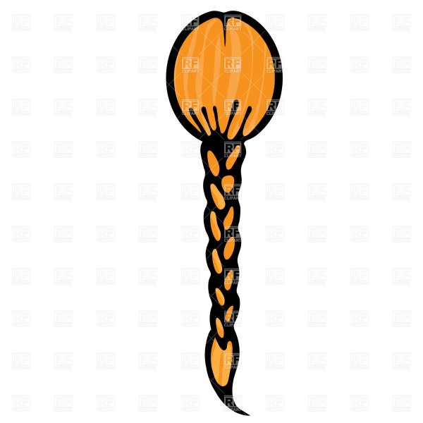 Коса рисунок для детей