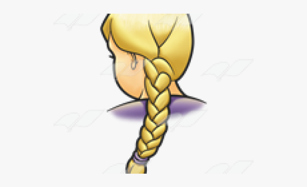 Косы для детей на прозрачном фоне