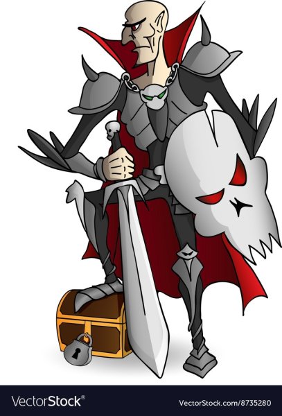 Кощей Бессмертный на белом фоне