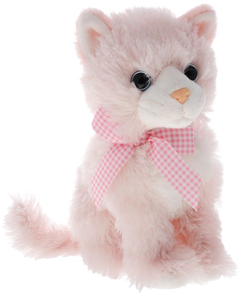 Мягкая игрушка розовая кошка