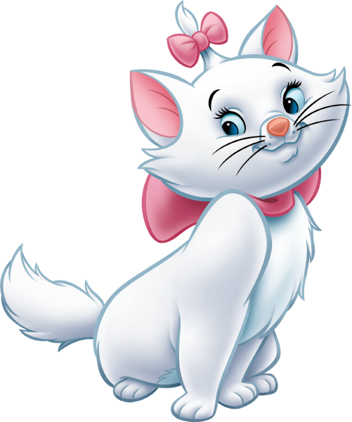 Кошка детское изображение на белом фоне