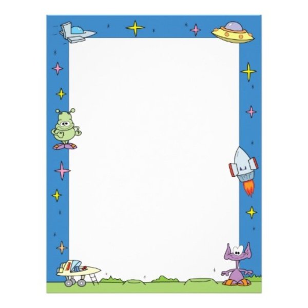 Рамка космос для детей