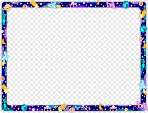 Рамки для оформления текста космос