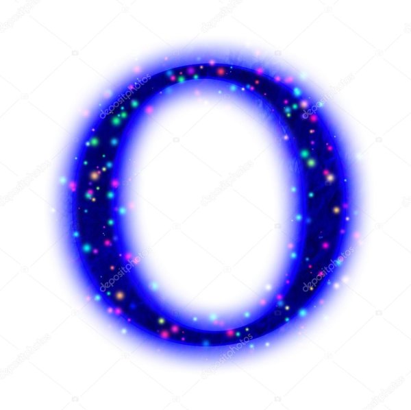 Буквы в стиле космос