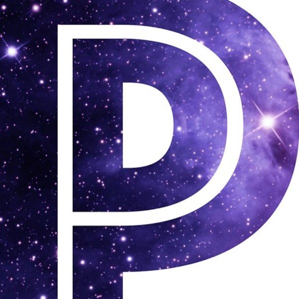 Буквы в стиле космос