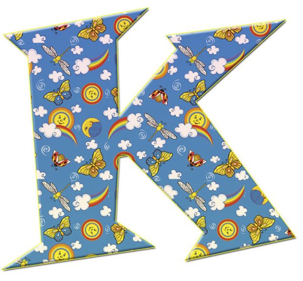 Буквы в космическом стиле