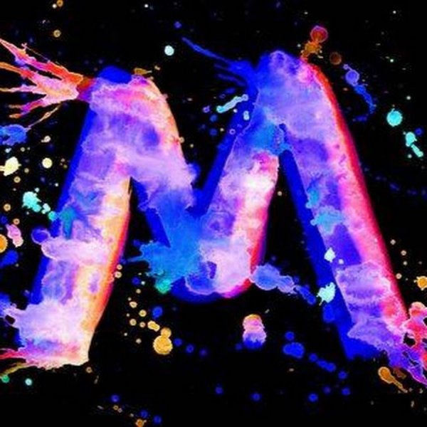 Буквы в космическом стиле