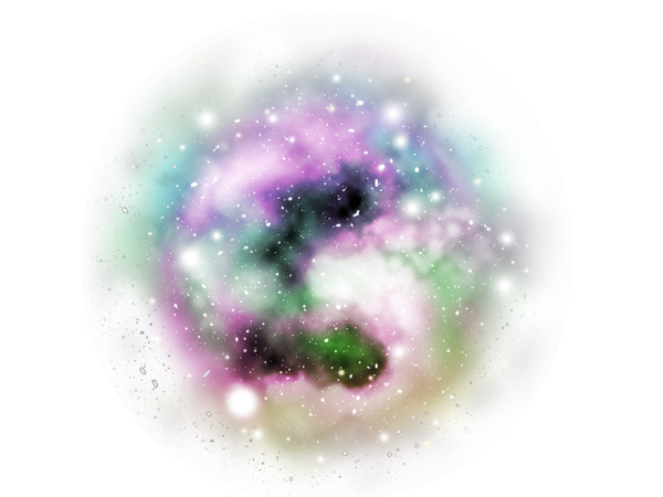 Космос на прозрачном фоне