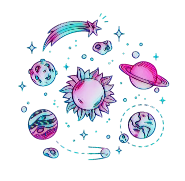 Космос (с наклейками)