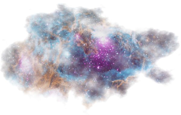 Космос на прозрачном фоне