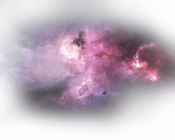 Космос на прозрачном фоне