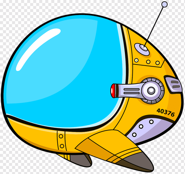 Космический корабль мультяшный