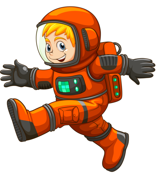 Космонавт мультяшный