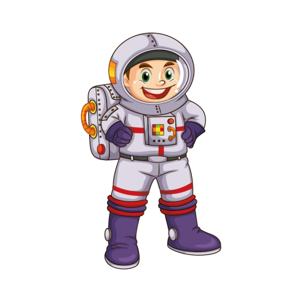 Космонавт мультяшный