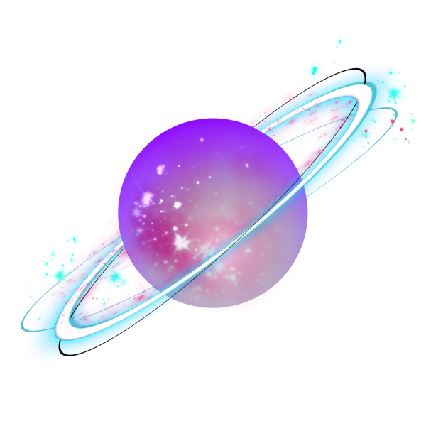 Космос планеты на белом фоне