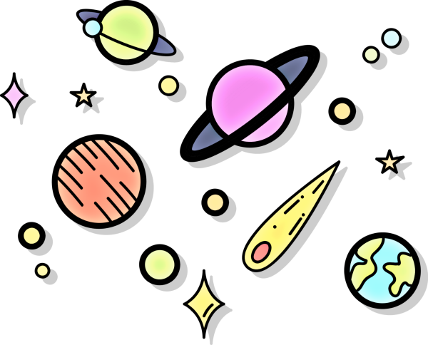 Векторные изображения космос