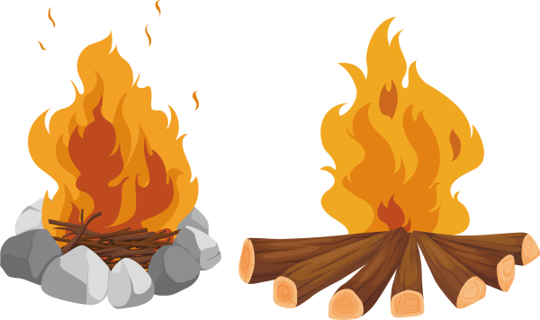 Векторный костер