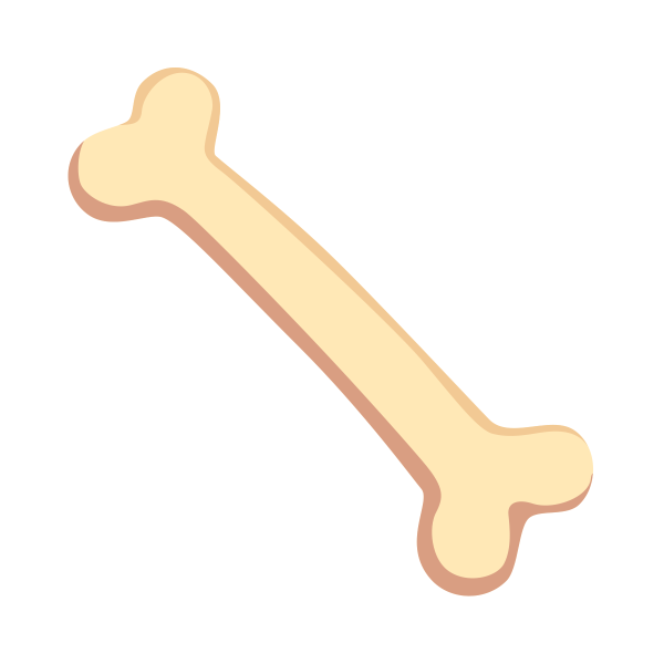 Косточка без фона