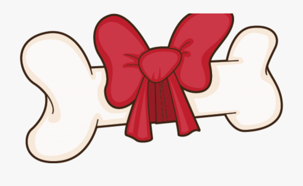 Собака с костью для детей