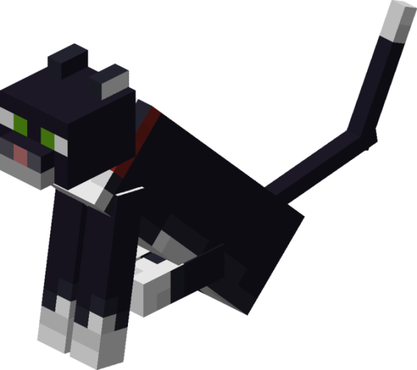 Кот майнкрафт