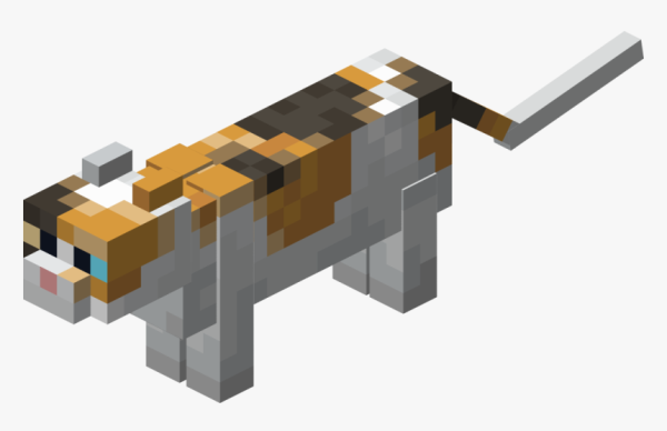 Minecraft кот