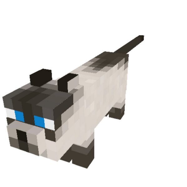 Чёрный кот из МАЙНКРАФТА