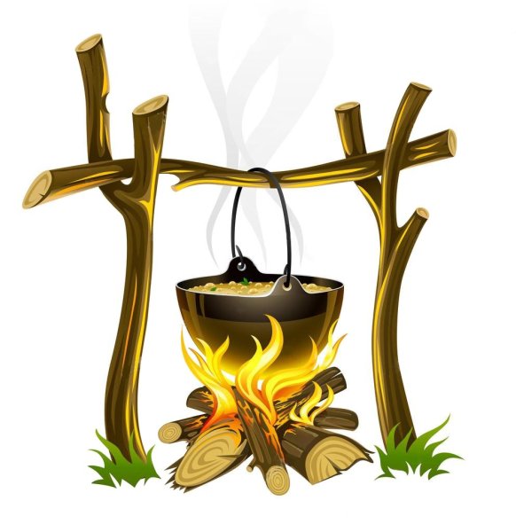 Котелок над костром