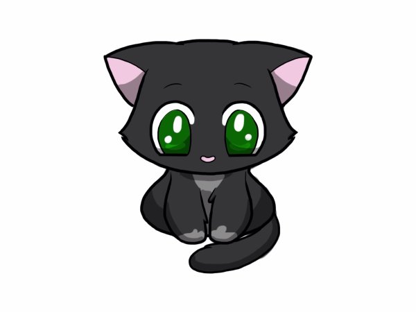 Чиби котики коты Воители