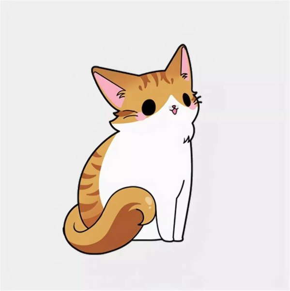 Милый мультяшный кот