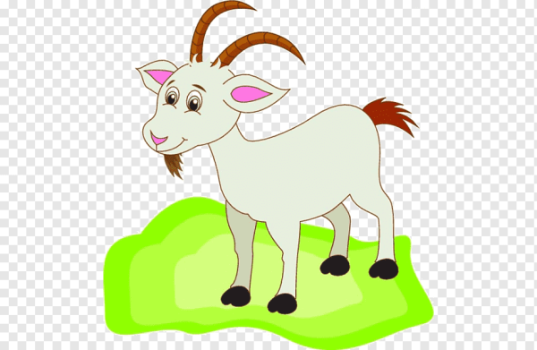 Козочка для детей на прозрачном фоне