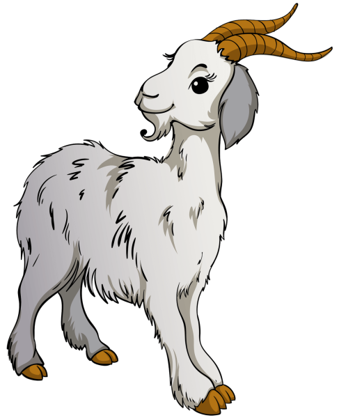 Коза рисунок