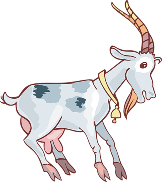 Коза рисунок для детей