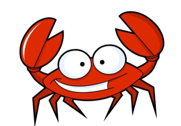 Краб мультяшка