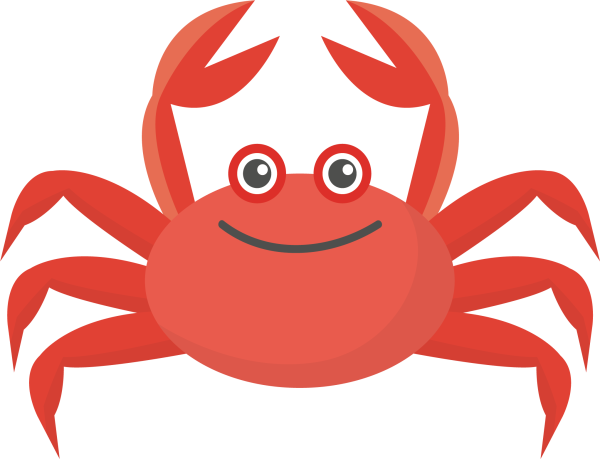Краб рисунок