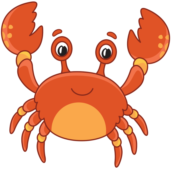 Краб рисунок