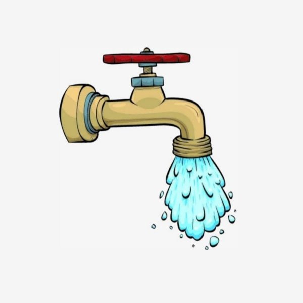 Водопроводный кран рисунок