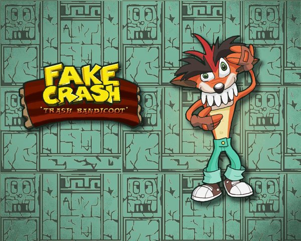 Fake crash Bandicoot