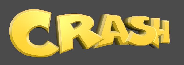 Crash Bandicoot шрифт